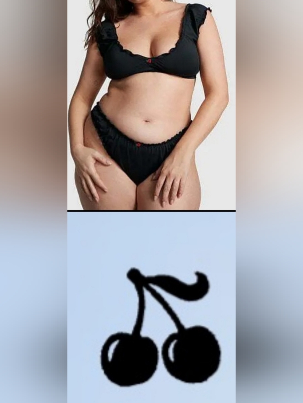 XS S M L XXL SDD PINK By Frankies Bikinis Hudson Bikini Set Black
